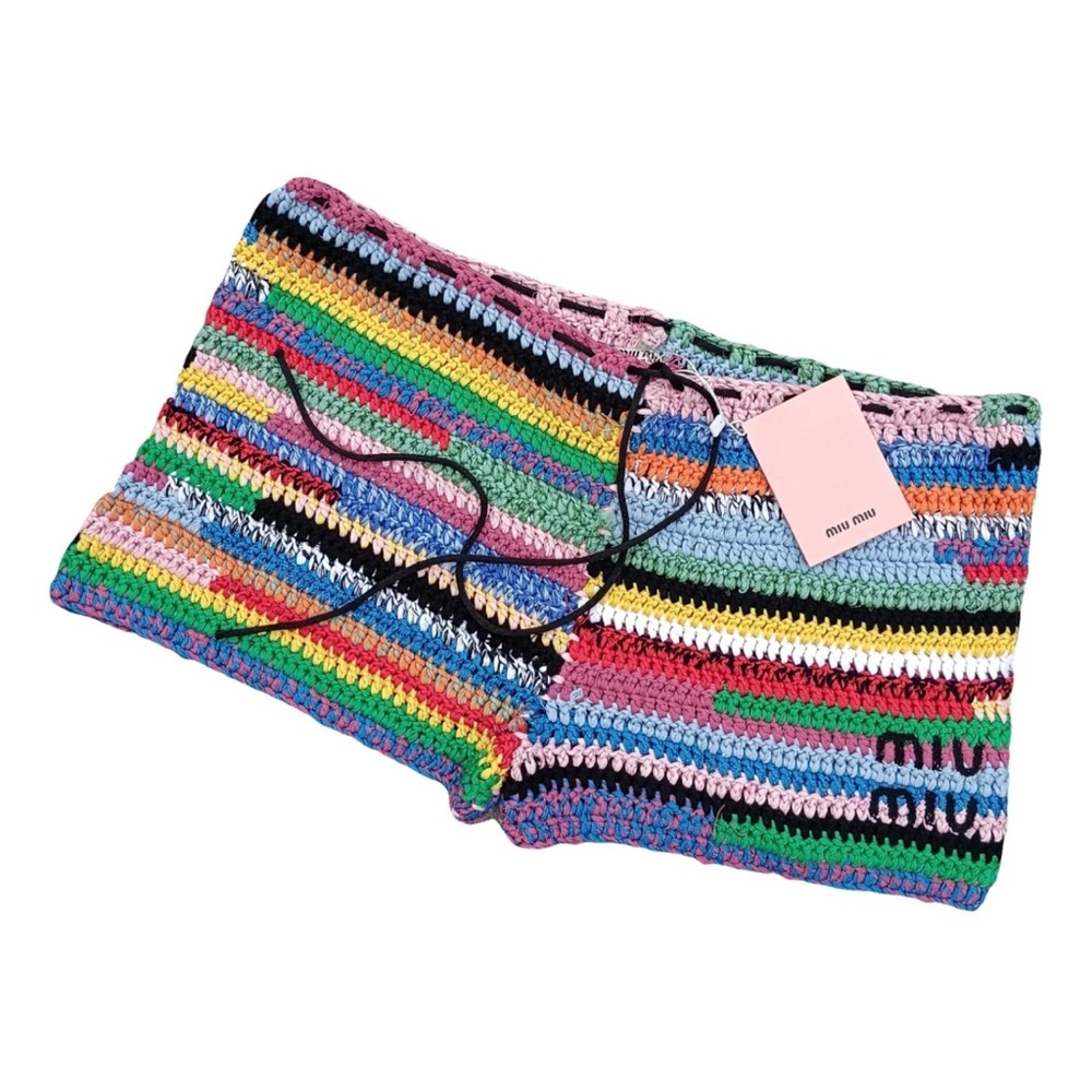 Miu miu crochet short sold out everywhere